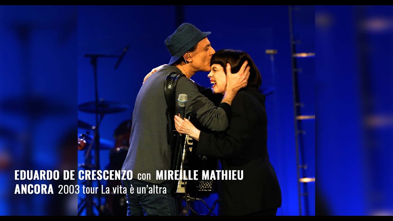 2003. Eduardo De Crescenzo con Mireille Mathieu ANCORA