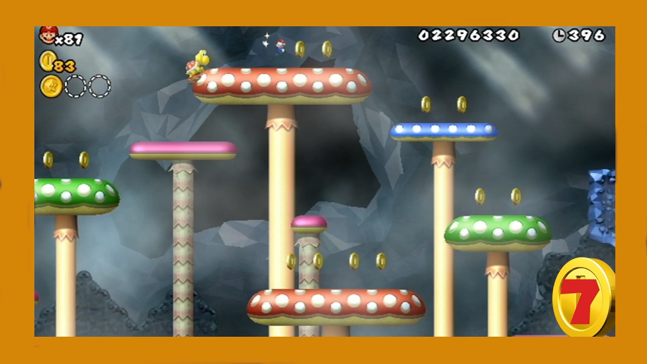 Let's Play Newer Super Mario Bros. Wii Part 7 Pilze über Pilze