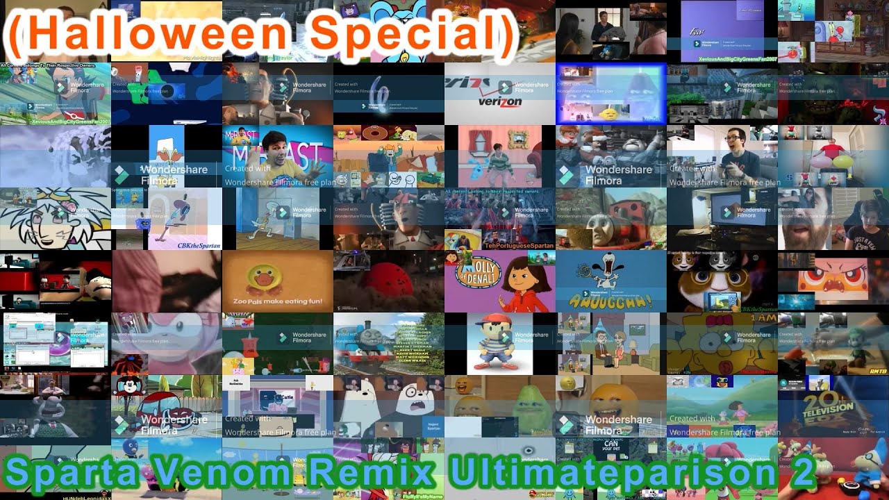 Sparta Venom Remix Ultimateparison 2 (Halloween Special)