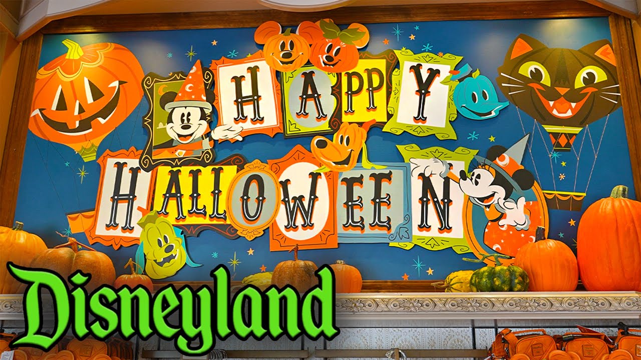 Halloween Merch, Disneyland Railroad & Band Performance - Disneyland Walkthrough - August 2025 [4K]