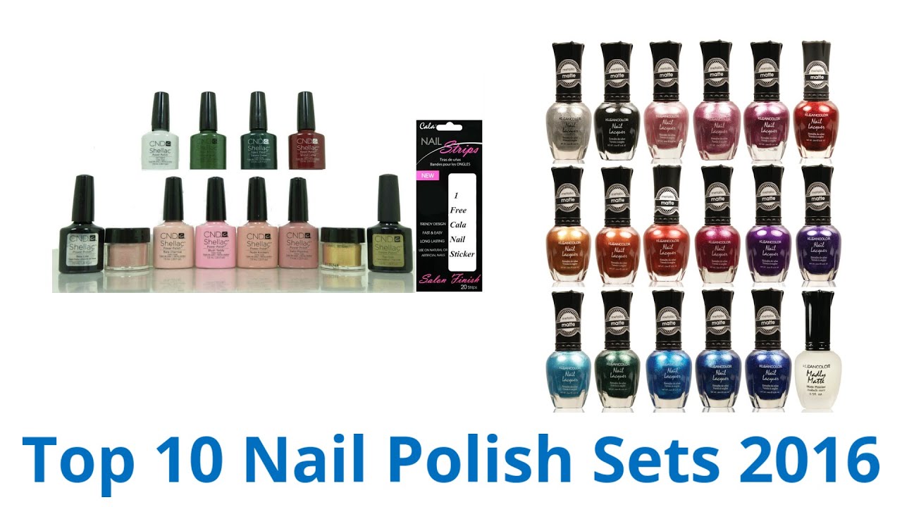 10 Best Nail Polish Sets 2016