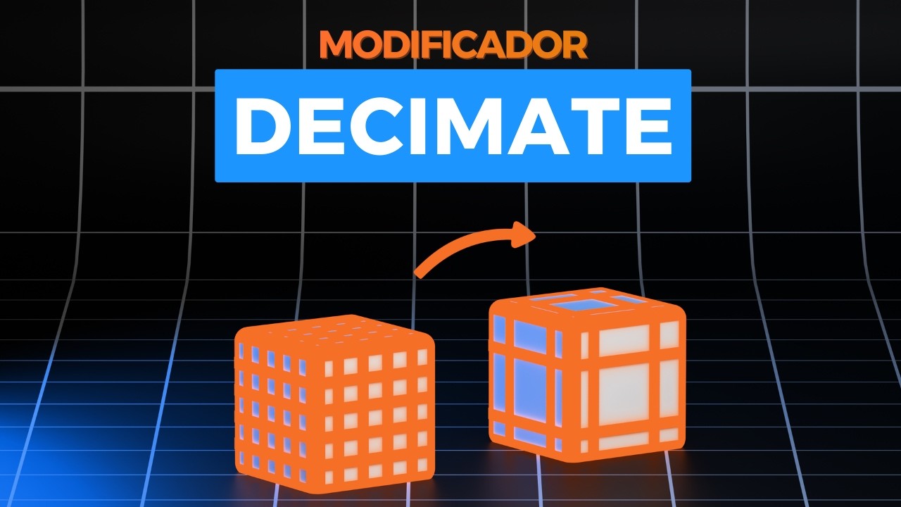 Modificador Decimate: qué hace y cómo usarlo | Decimate Modifier explained | Blender 5.0