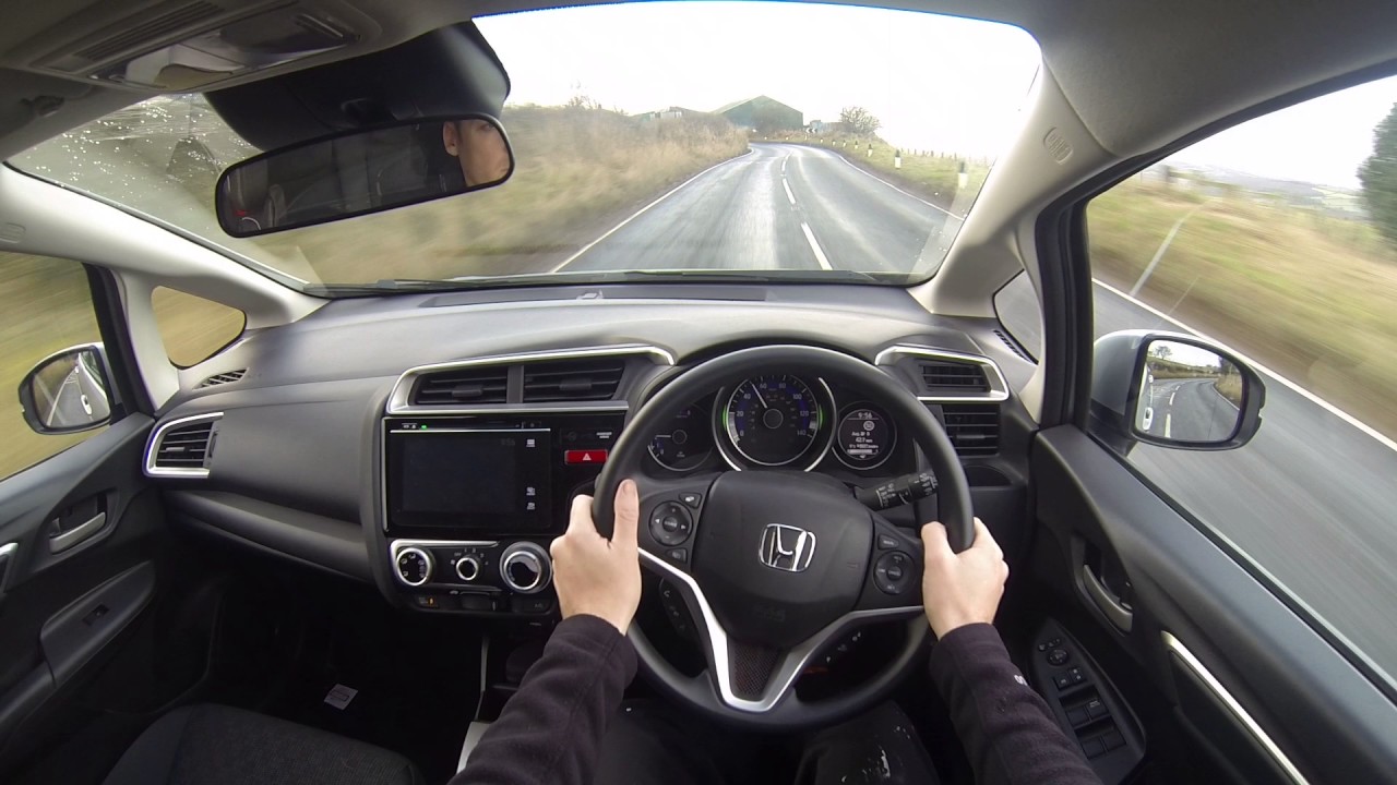 Honda Jazz 2017 Model POV Test Drive UK Country Roads