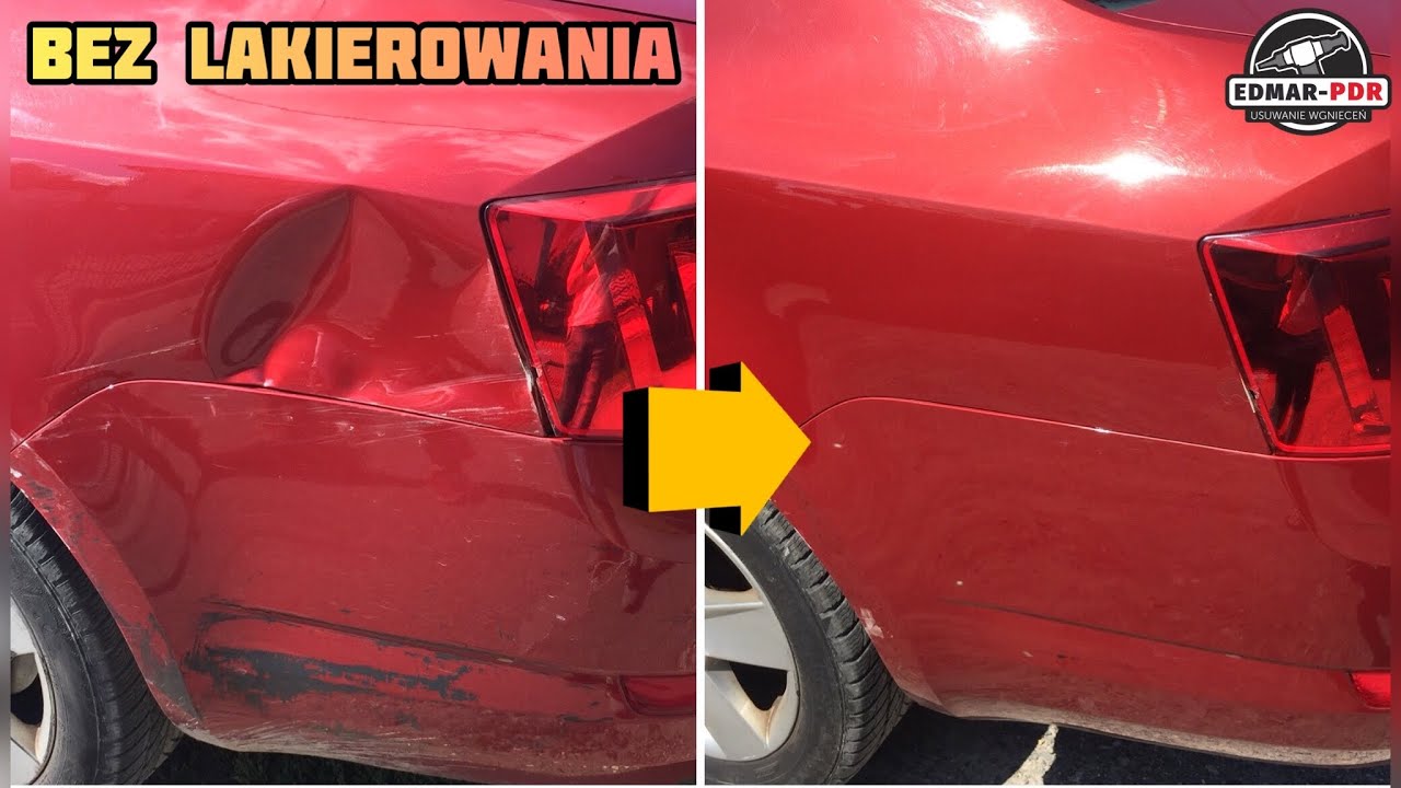Usuwanie wgniecenia błotnika skoda octavia III met. #PDR | Edmar-PDR Gotkowice