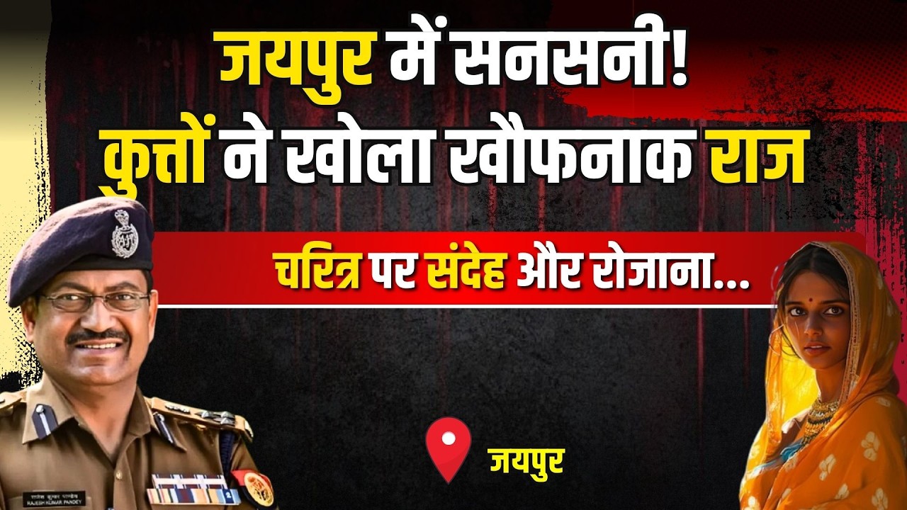 Jaipur Crime Story: कुत्तों ने खोला खौफनाक राज | जयपुर में सनसनी! | #kissagoi #ipsrajeshpandey