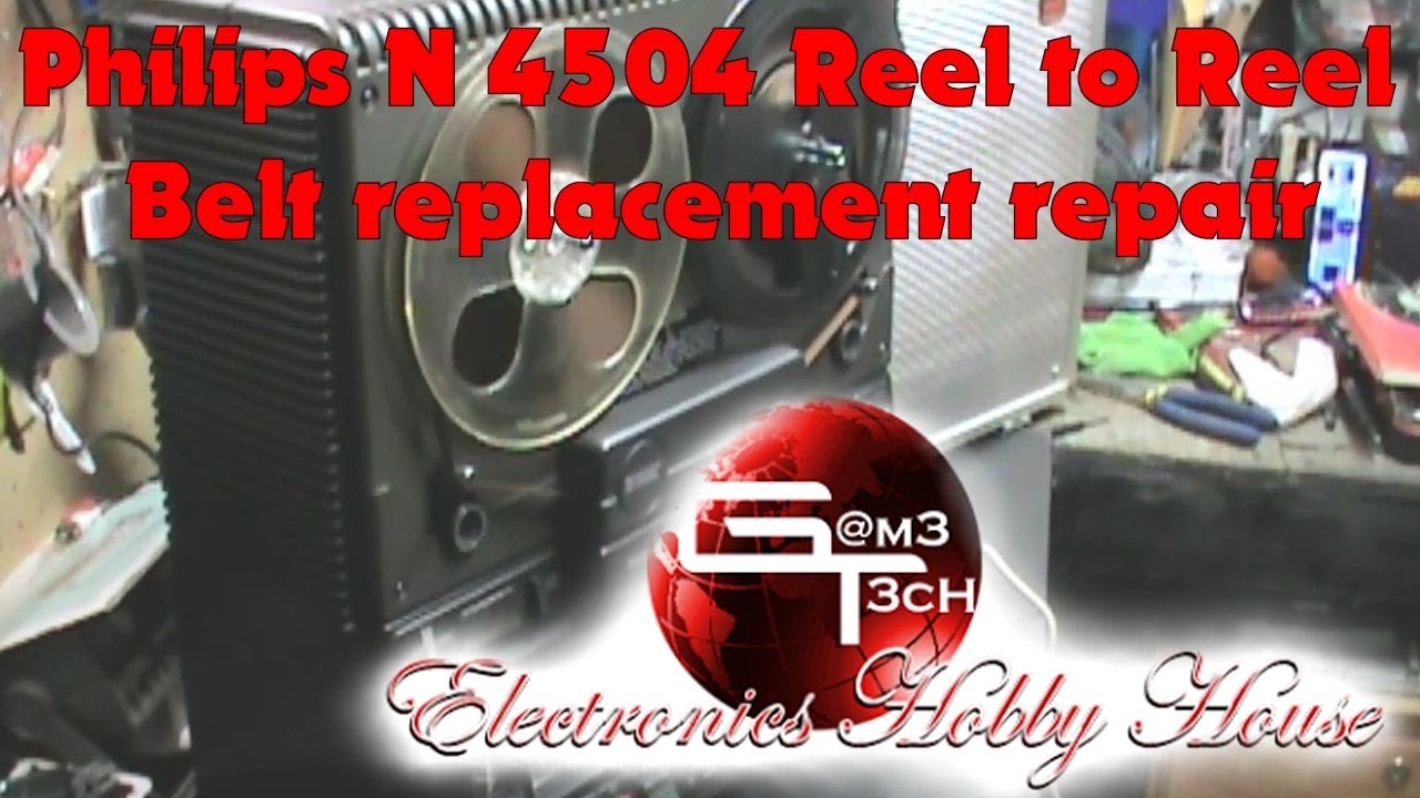Philips N 4504 Reel to Reel Belt replacement repair diy parts in description