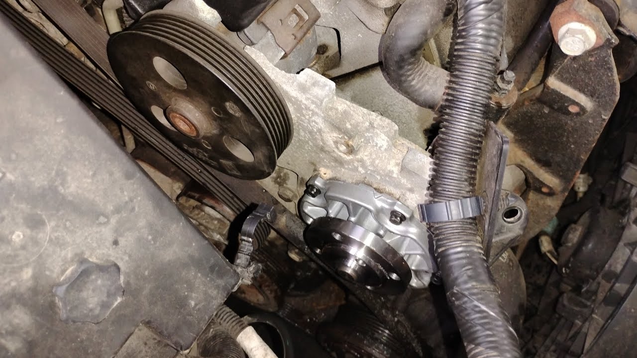 GM 3100 V6/2005 Buick Century Water Pump Replacement.