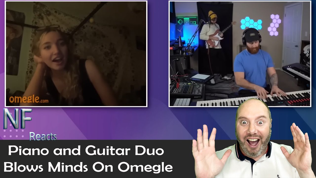 Piano and guitar duo blows minds on Omegle - Part 1 (Reaction)