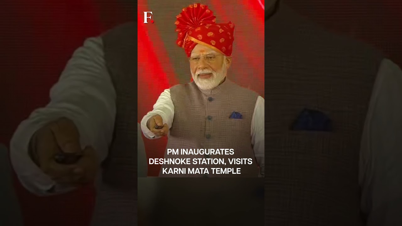 PM Modi Visits Bikaner, Inaugurates Deshnoke Station and Key Projects | Subscribe to Firstpost |N18G