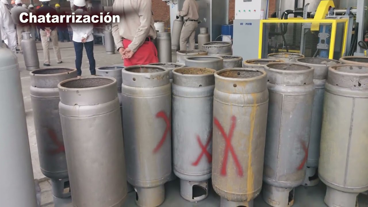 Así reparan los tanques en Gas Bienestar