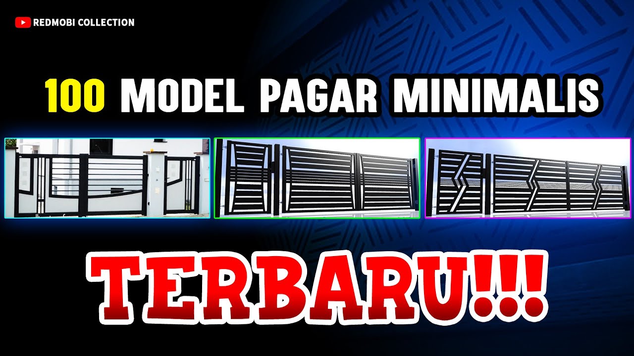 MODEL PAGAR RUMAH MINIMALIS TERBARU 2023 part 1