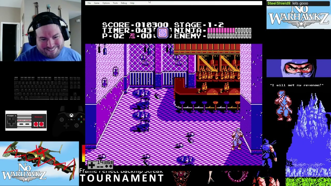 Full VOD from 01/13/2026 Ninja Gaiden (NES) Practice