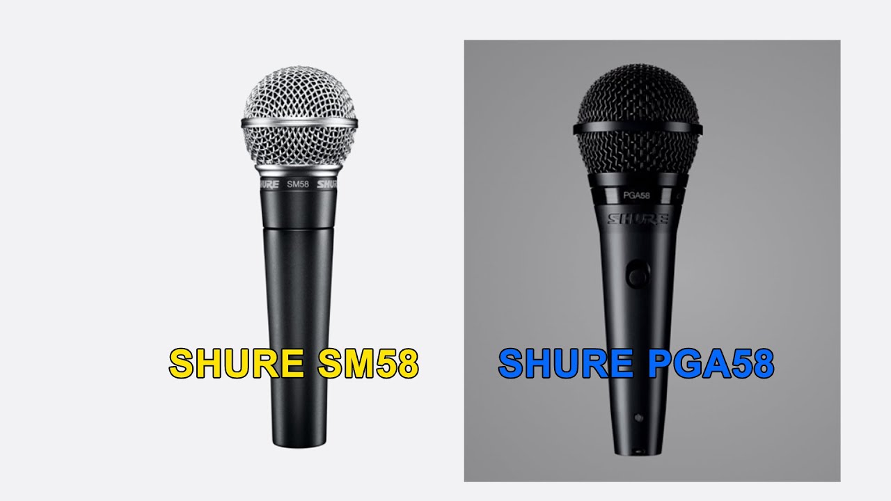 SHURE PGA58 VS SHURE SM58