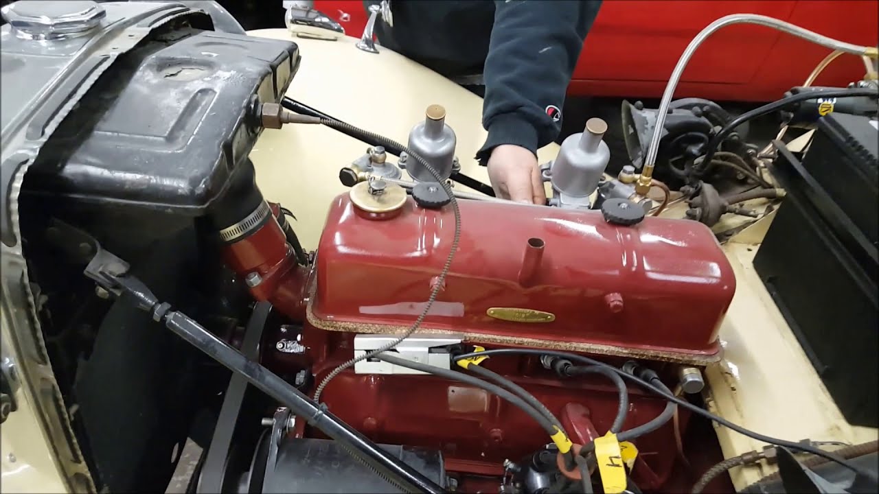 1951 MG TD First Engine Start