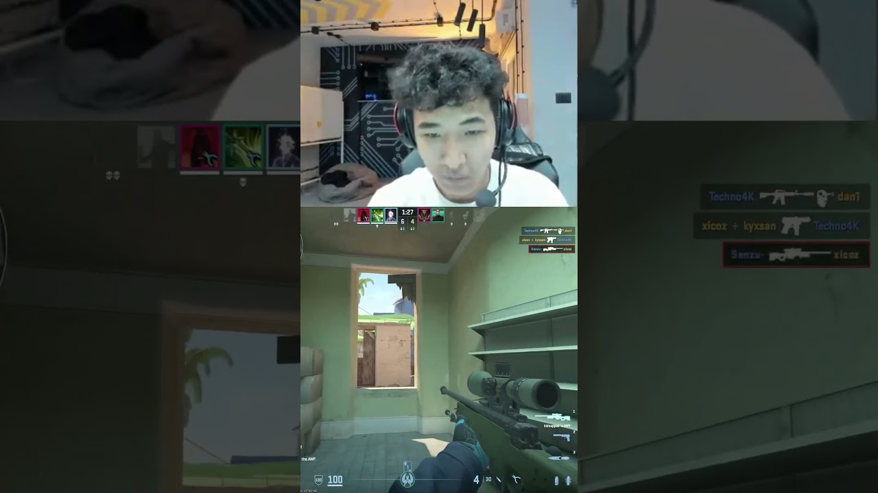 Senzu SICK FLICK     #cs2 #shorts
