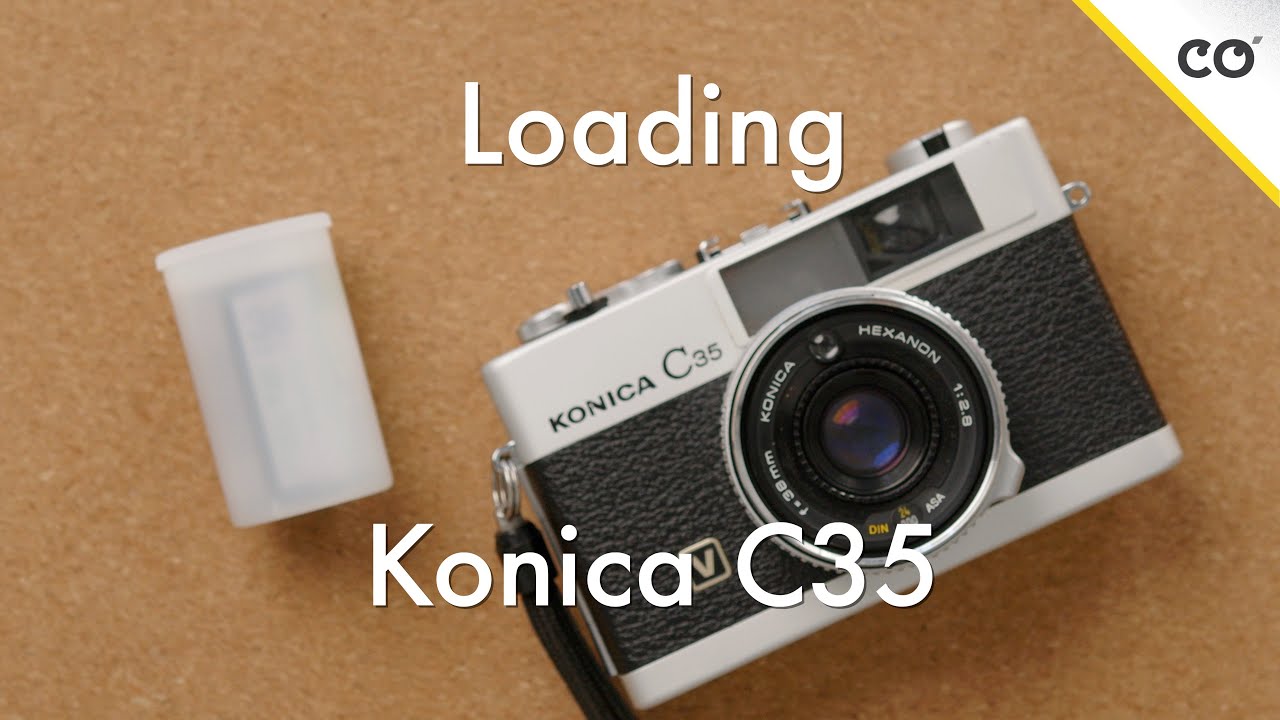How to Unload Film in the Konica C35 || Film Unloading