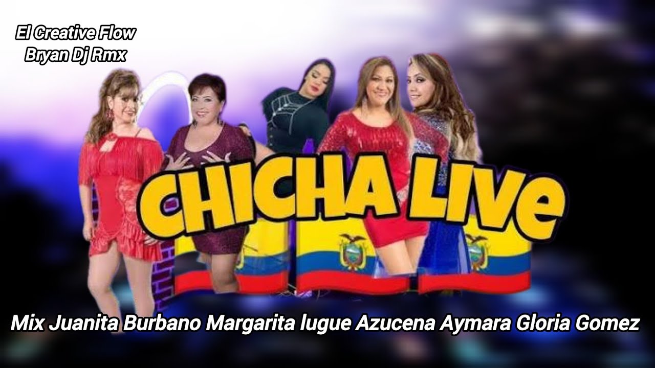 CHICHA MIX LIVE ECUATORIANA LORENA TONATO MARGARITA LUGUE AZUCENA AYMARA GLORIA GOMEZ STAR BAND 