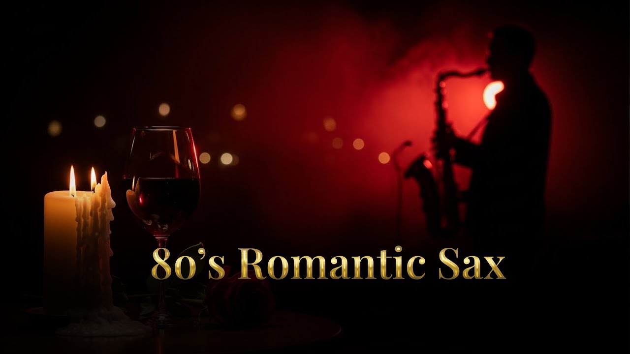 Romantic Saxophone Music for Love Night | 80s Smooth Jazz & Intimate Candlelight Mood