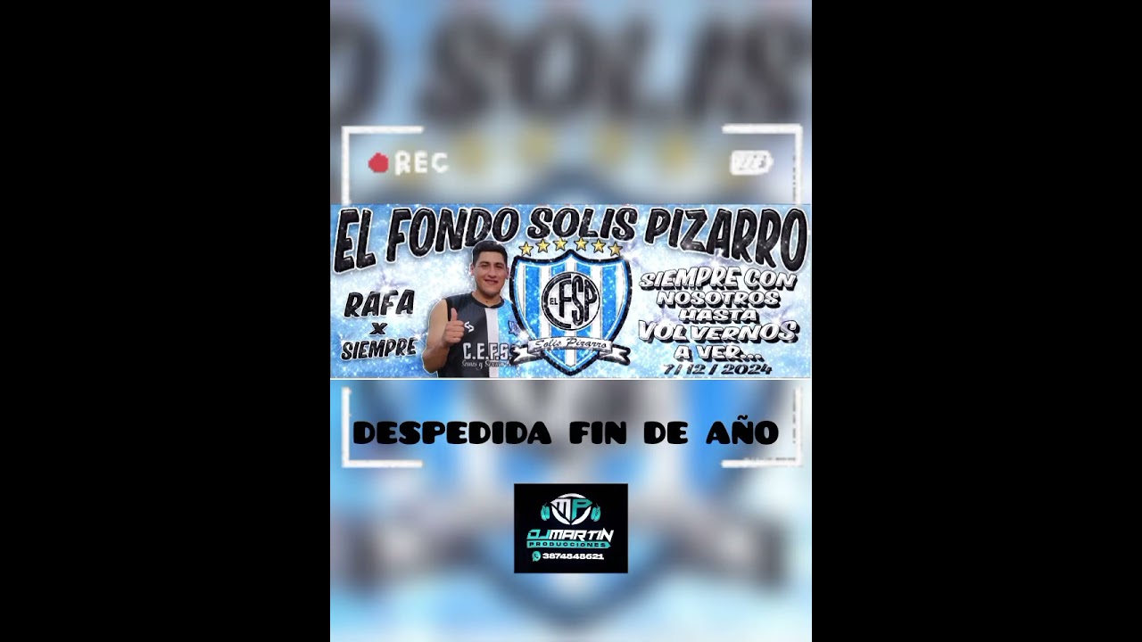 DESPEDIDA EL FONDO SOLIZ PIZARRO DJ MARTIN & MAURO ABAN & LUIS HERRERA PERCUSION ✅