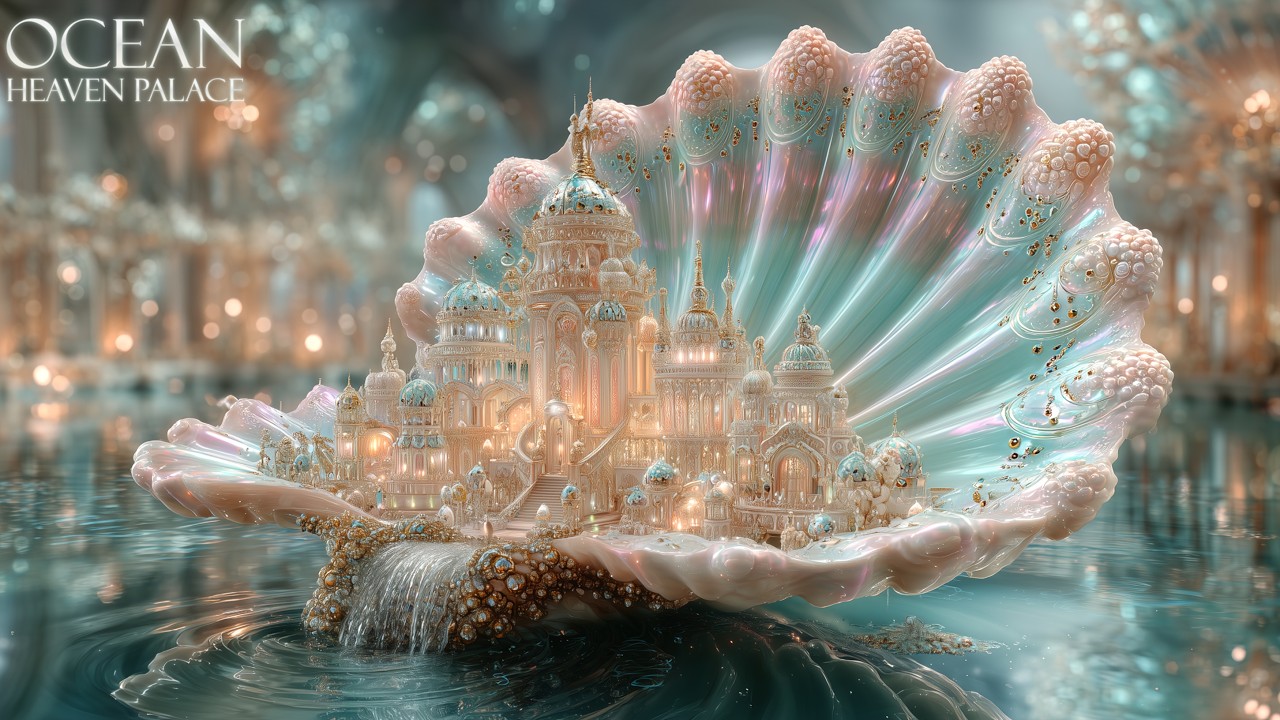 Enter the Most Beautiful Ocean Fantasy World Ever Imagined 🌊 Celestial Seashell Kingdom in (4K)