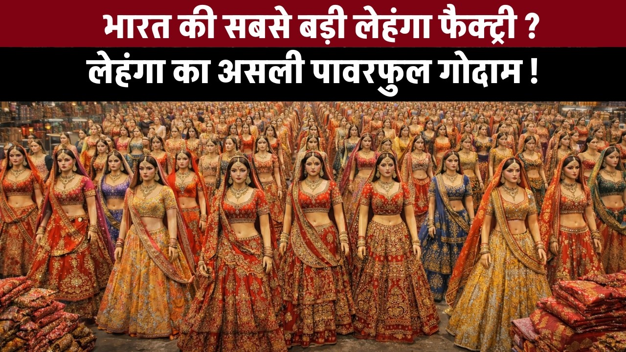 लेहंगा का असली पावरफुल गोदाम | Silk Lehenga Collection | Lehenga Wholesale Market In Surat | Lehenga