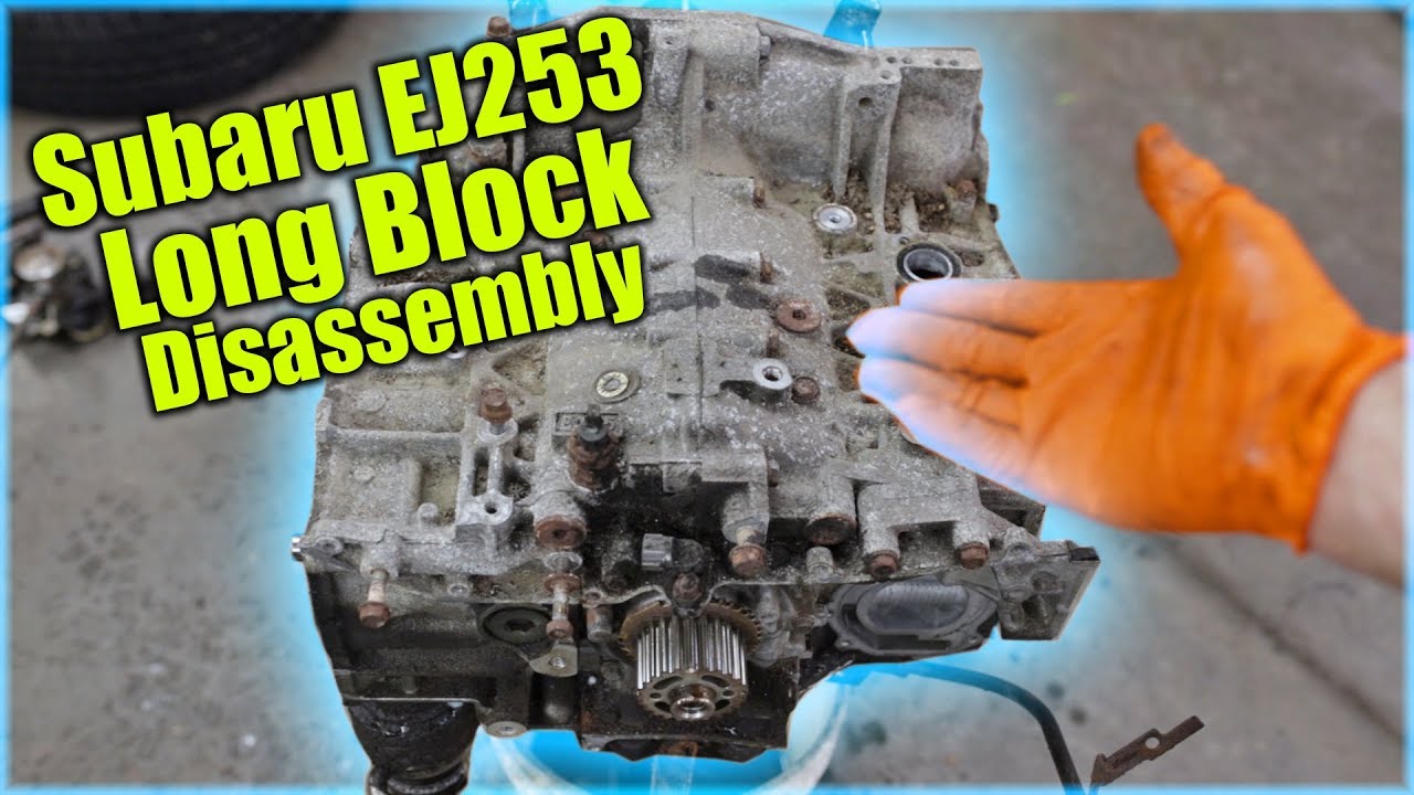 Subaru EJ253 Long Block Disassembly
