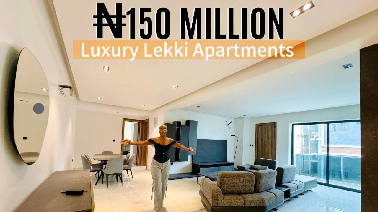 Inside a luxury and spacious apartment in lekki Lagos Nigeria
