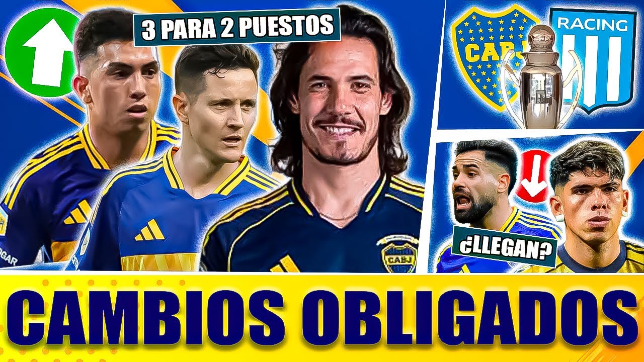 BOCA vs RACING en SEMIFINALES: PALACIOS en DUDA, CAVANI ¿TITULAR? 🔵🟡🔥