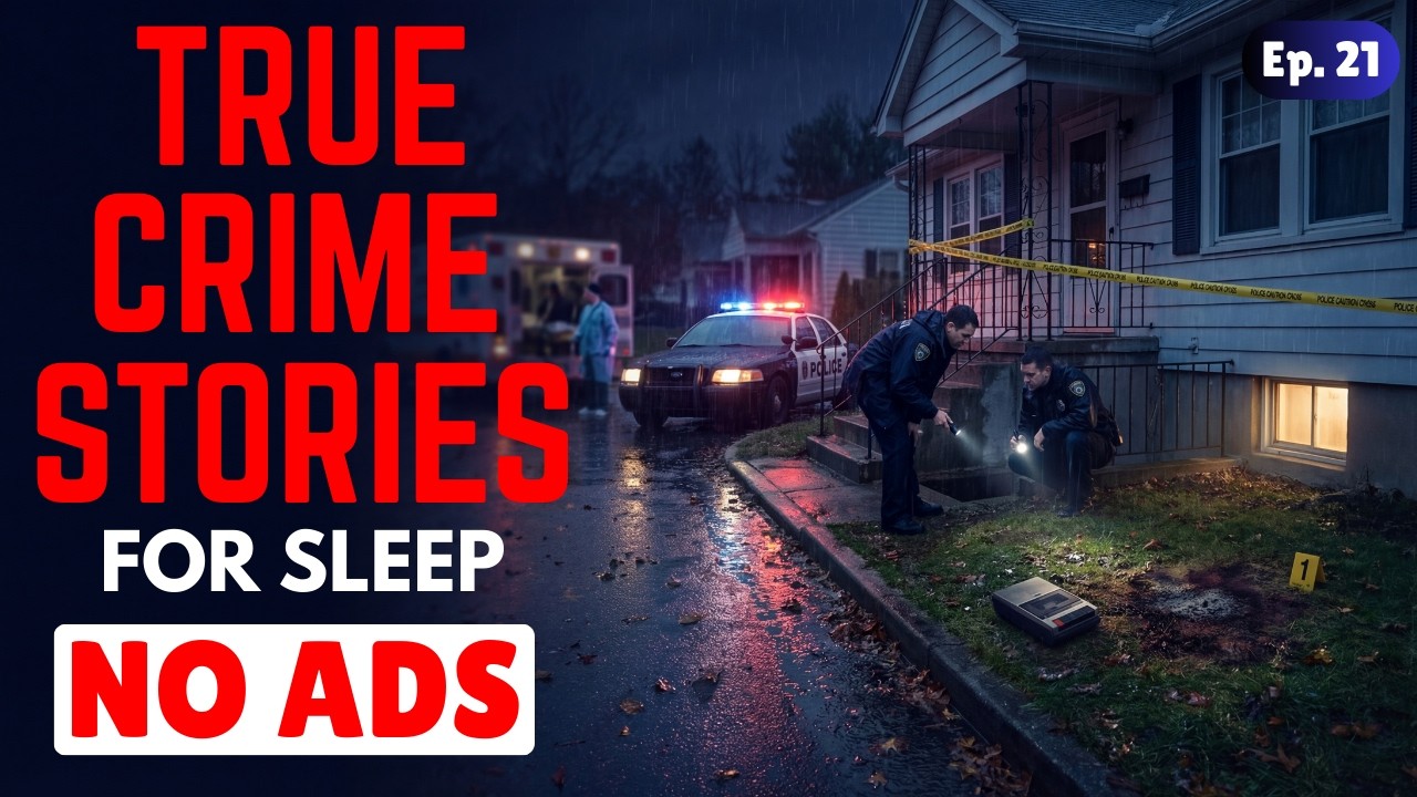 The Basement Recording | True Crime Stories for Sleep with Rain Sounds | Black Screen | Ep.21