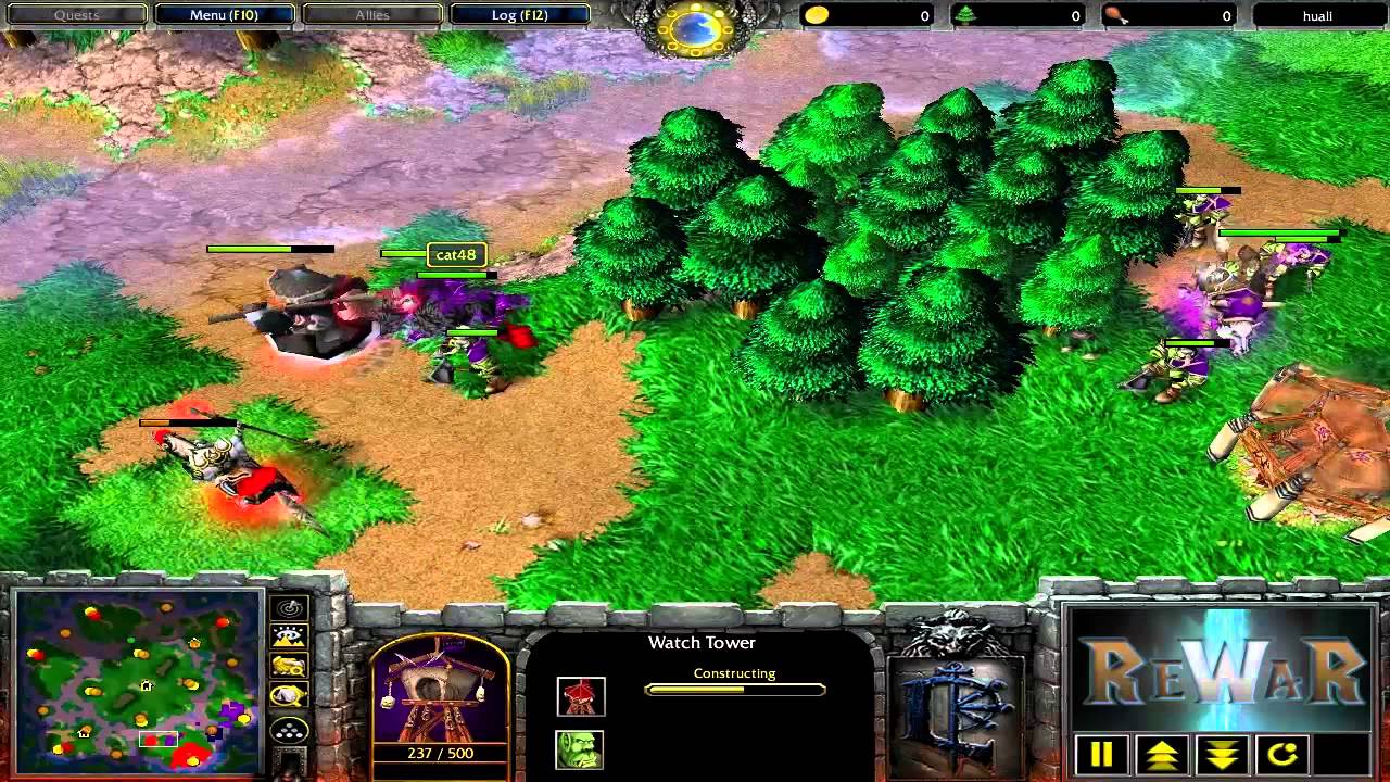 Fly(ORC) vs FQQ(HU) - WarCraft 3 Frozen Throne - RN1112