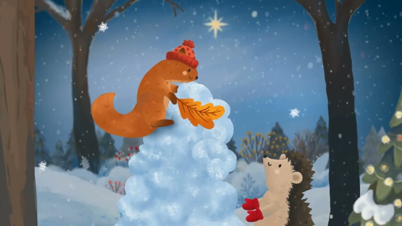 Woodland Nativity Christmas--ecard