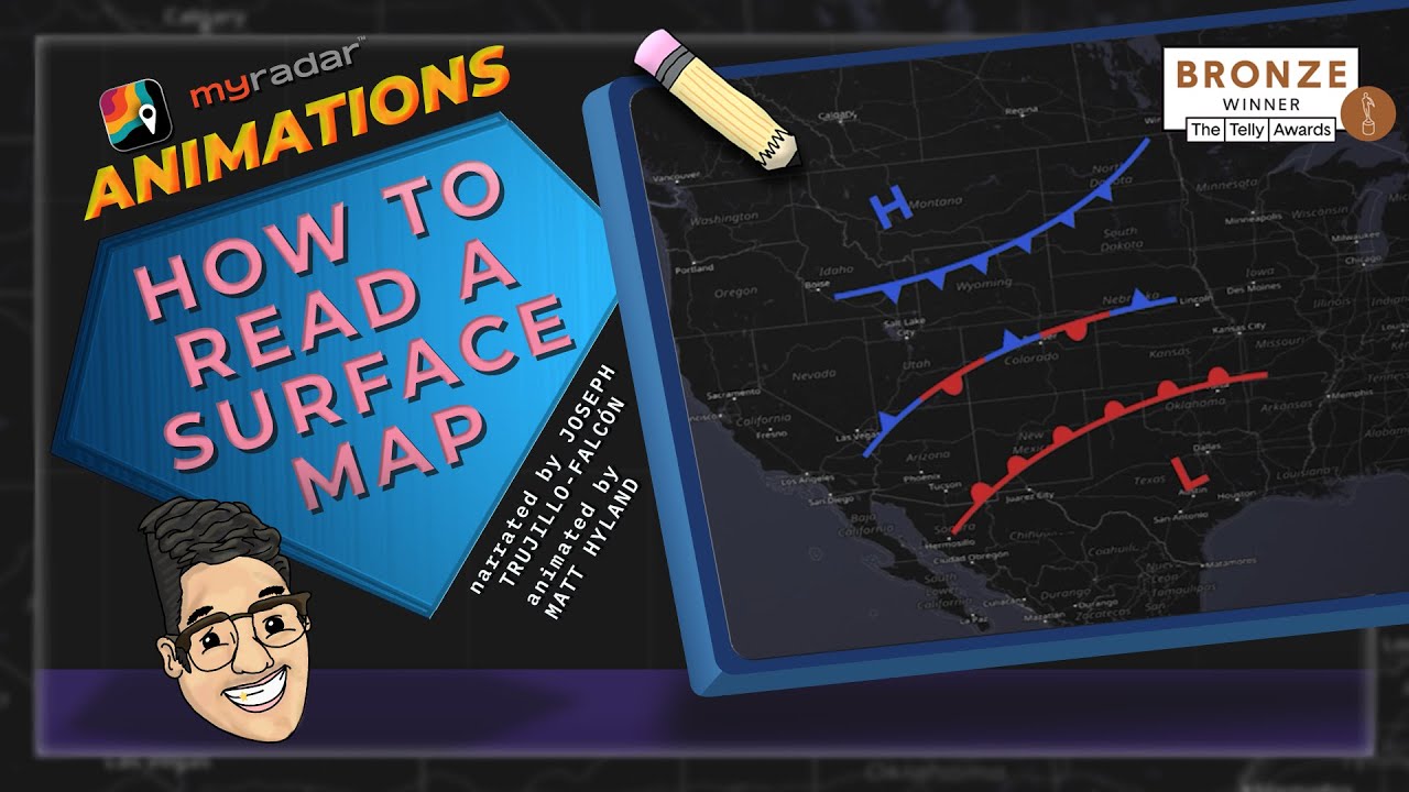 How to read a surface map | MyRadar Animations