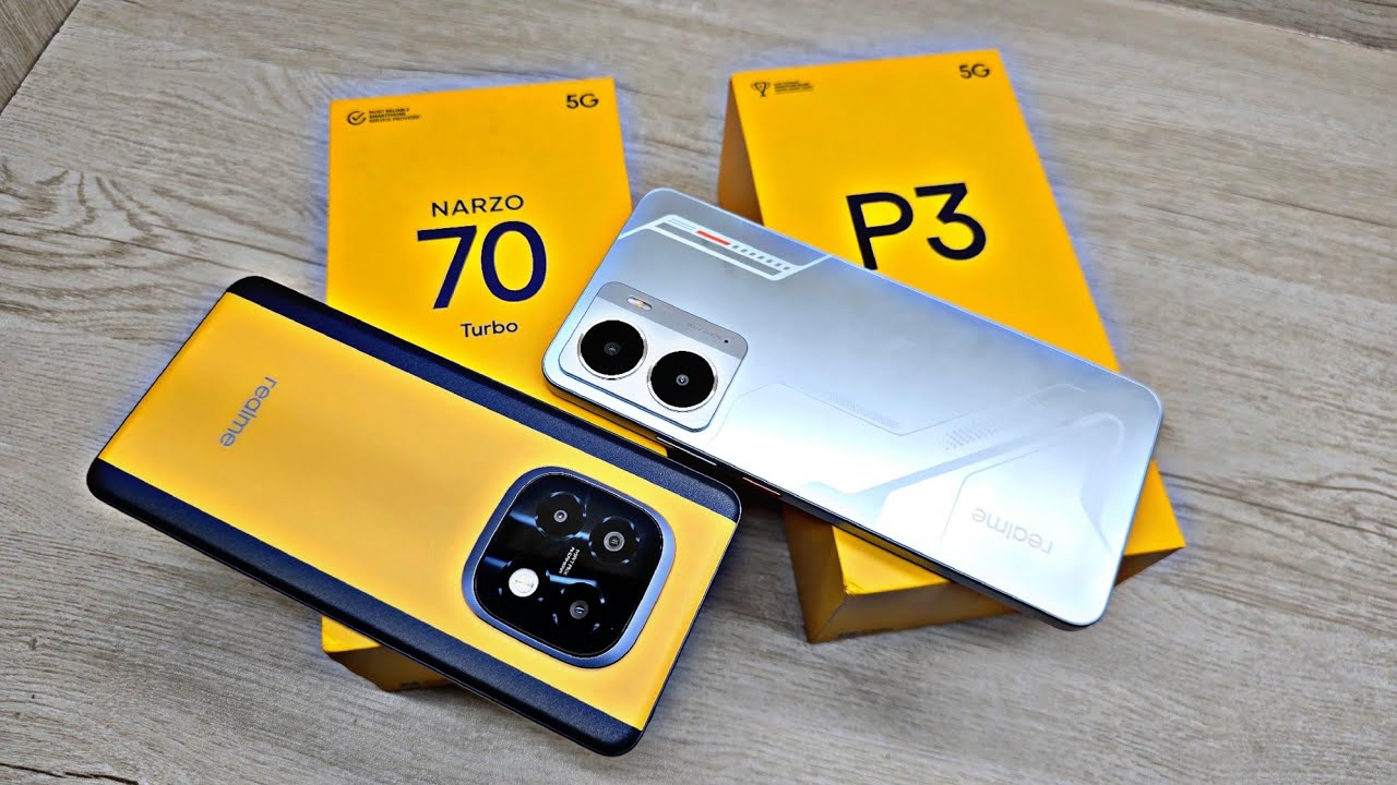 Realme P3 5G vs Realme Narzo 70 Turbo 5G - Which Should You Buy ?