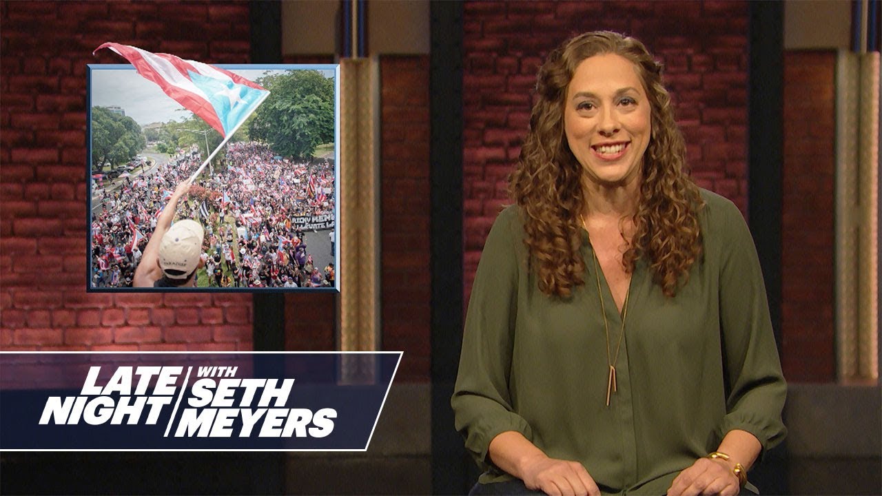 Late Night's Jenny Hagel on the Political Protests in Puerto Rico