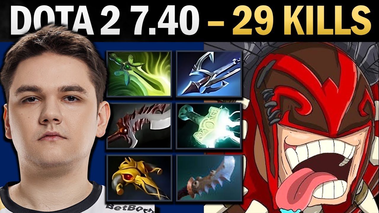 Bloodseeker — профессиональный керри с гарпуном и Мьёльниром — геймплей в Dota.