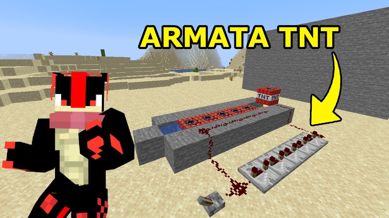 Jak Zrobić Armate TNT w Minecraft | Poradnik