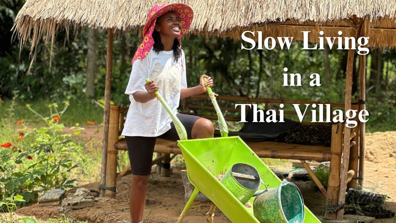 Come Slow Live With Me In A Thai Village 🇹🇭|| Cooking Thai Food 