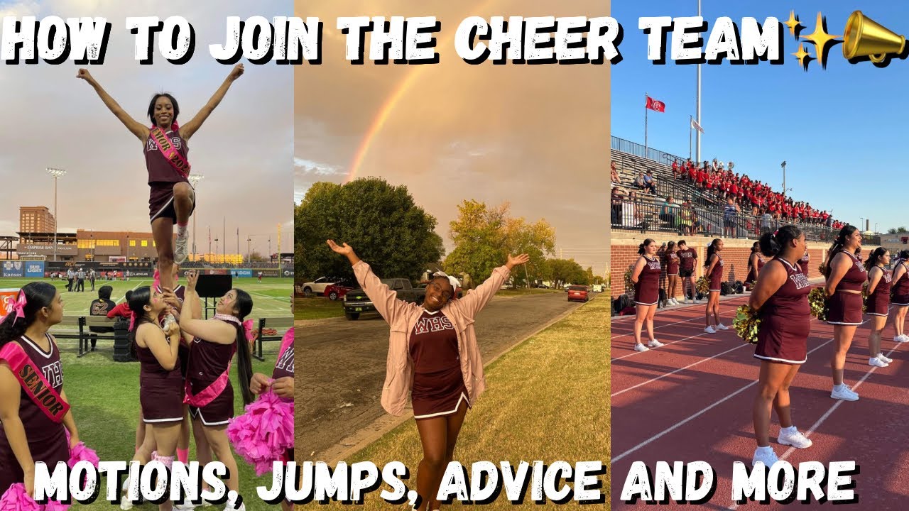 HOW TO MAKE THE CHEER TEAM * Tips & Advice * No experience needed♥︎