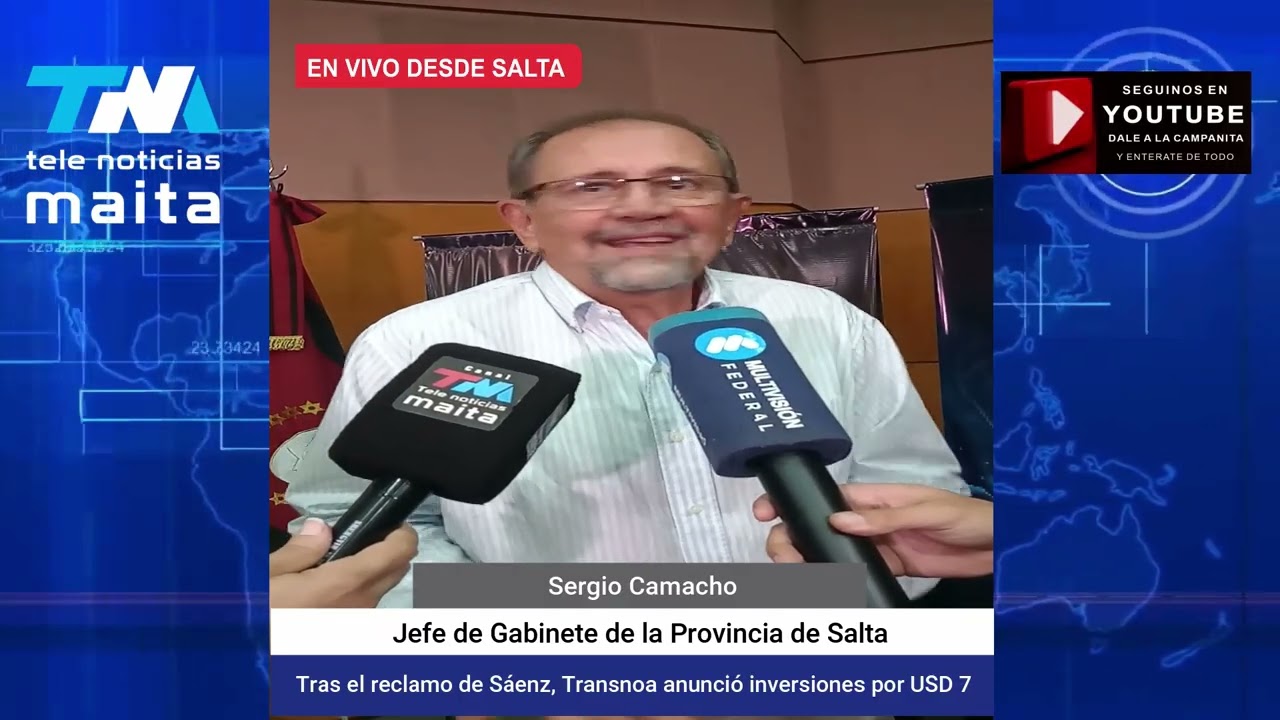 Tras el reclamo de Sáenz, Transnoa anunció inversiones por USD 7