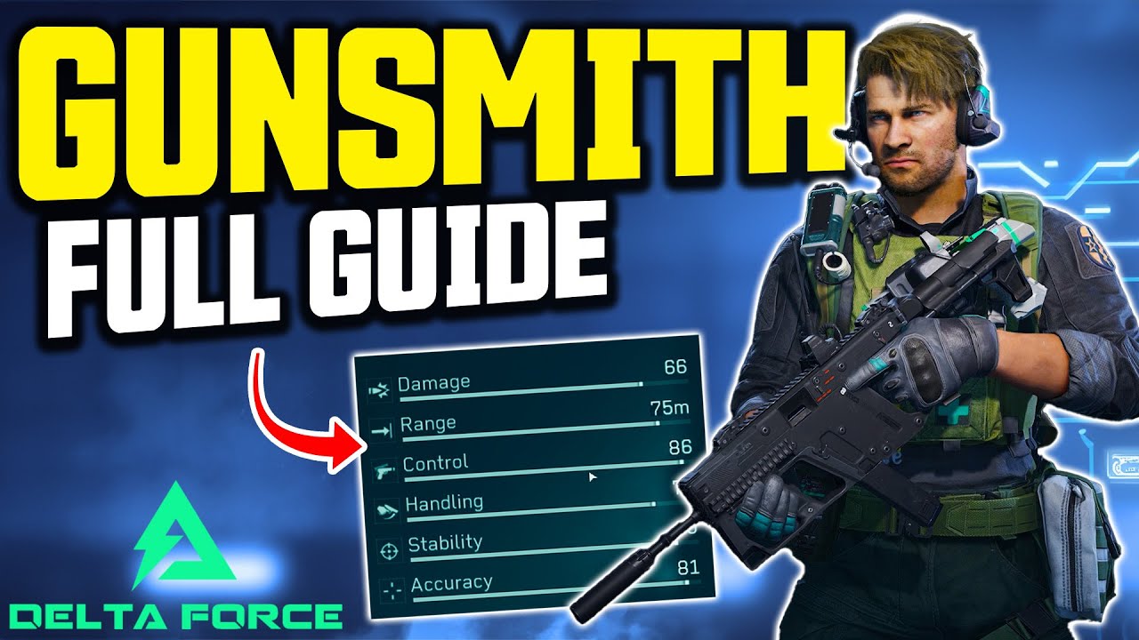 Delta Force Gunsmith ULTIMATE Guide // How to Build OP Guns & Find HIDDEN Gun Stats