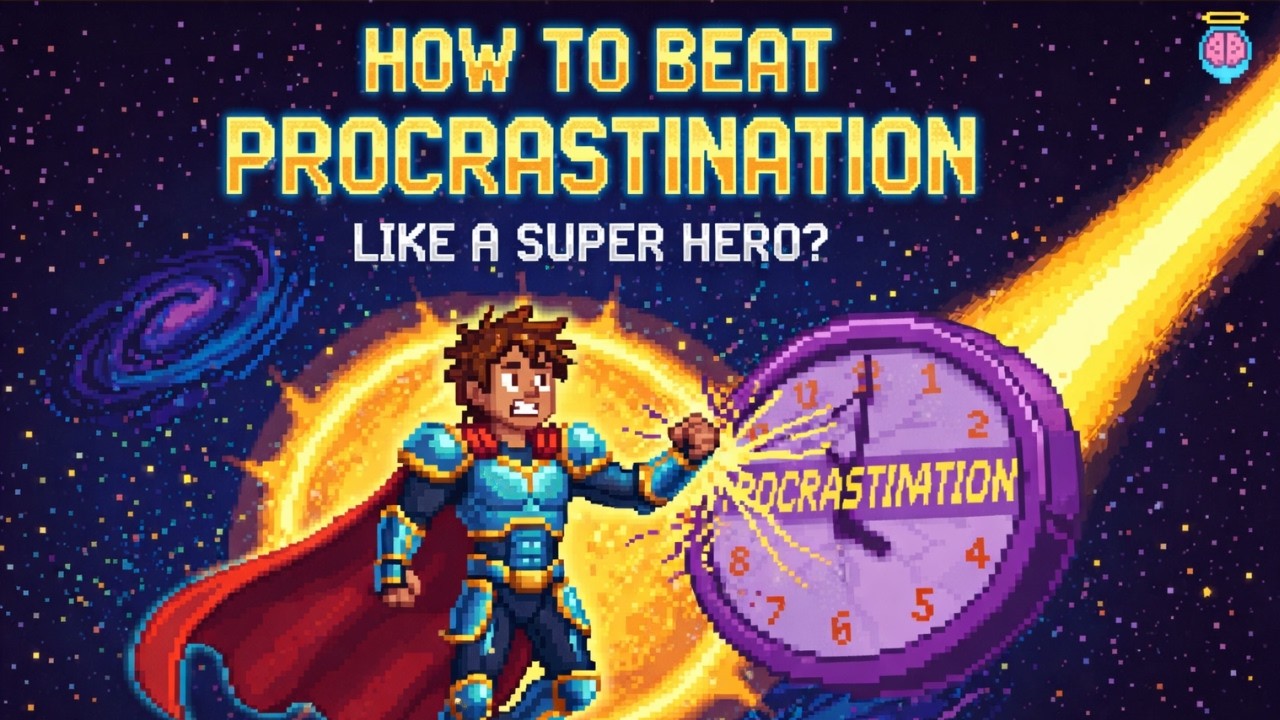 How to Beat Procrastination Like a SUPER HERO?