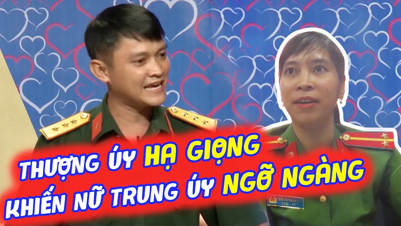 CHÀNG THƯỢNG ÚY QUÂN ĐỘI HẠ GIỌNG TRƯỚC NỮ TRUNG ÚY CẢNH SÁT KHIẾN CẢ TRƯỜNG QUAY BẤT NGỜ | BMHH