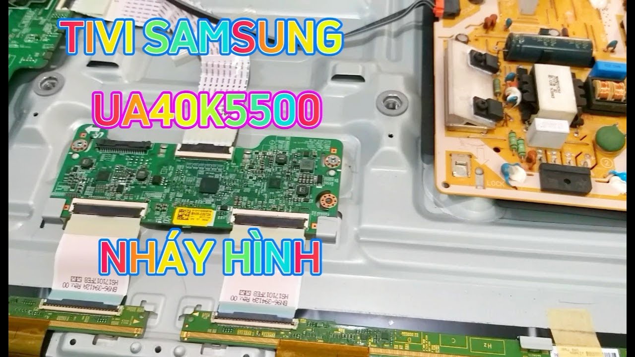 Sửa tivi samsung sọc ngang nháy hình