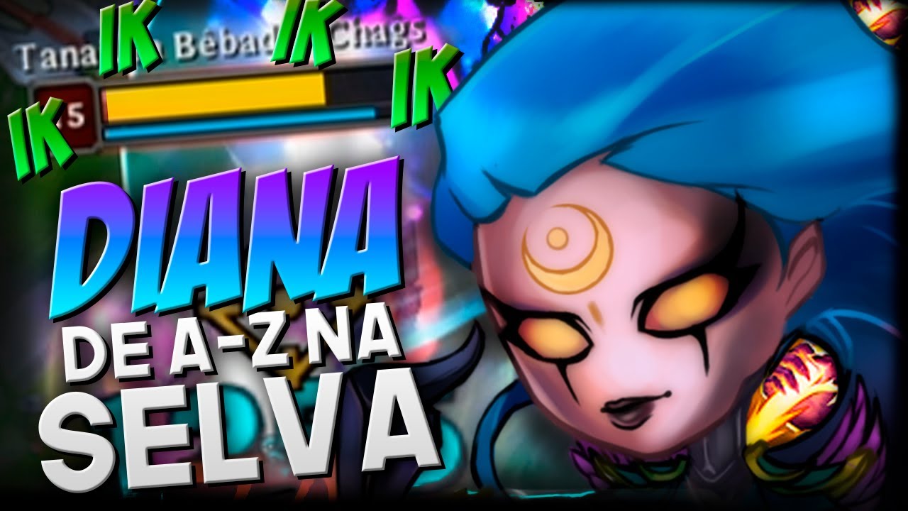 O TERROR DOS ADC! DEI IK NO ADC USANDO 2 MAGIAS, INCRÍVEL! | DE A-Z NA SELVA | DIANA