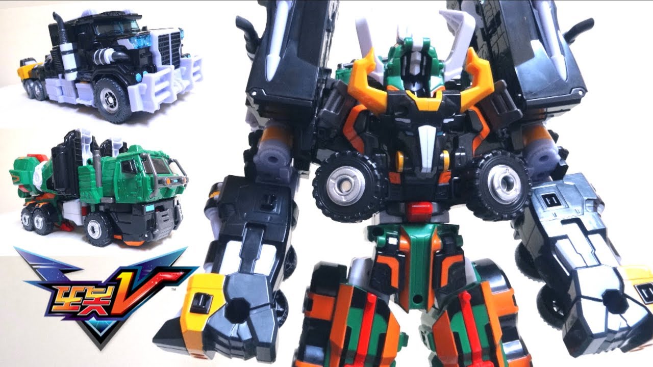 【トボットV】強化合体ロボ ビッグトロール ヲタファの世界のおもちゃレビュー /  TOBOT V Big Troll 또봇V