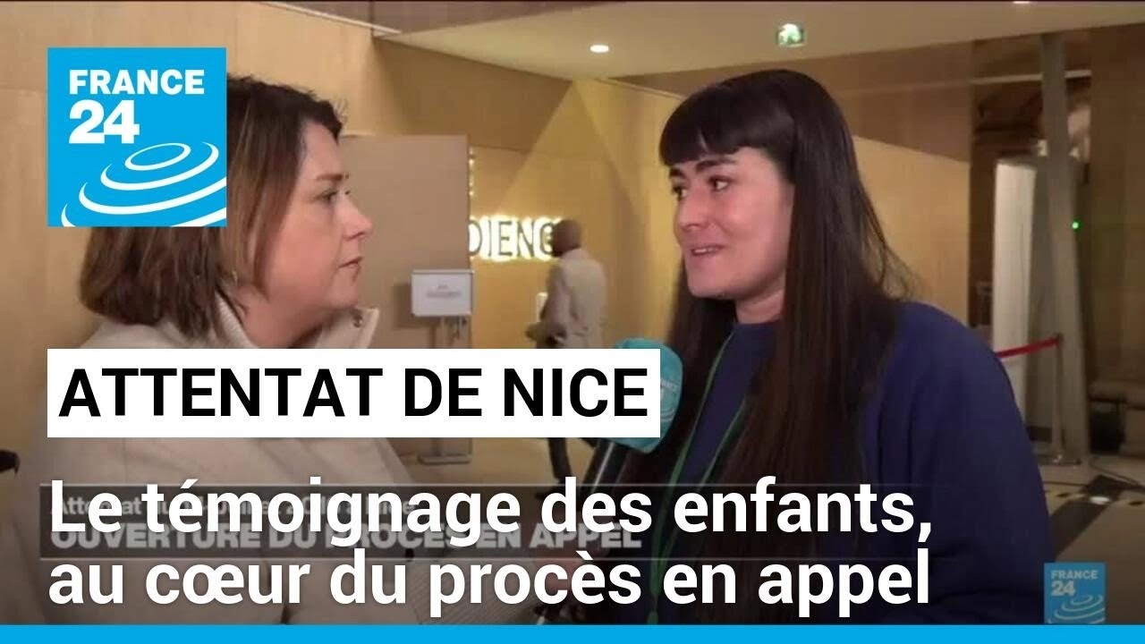 Le témoignage des enfants, au cœur du procès en appel de l'attentat de Nice • FRANCE 24