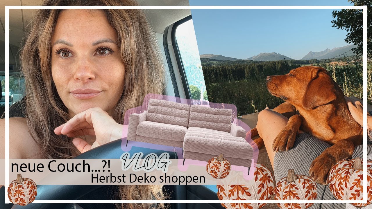 Neue Couch + Herbst Deko VLOG | Chocolate + Foxred Labrador | KaroLovesMilka