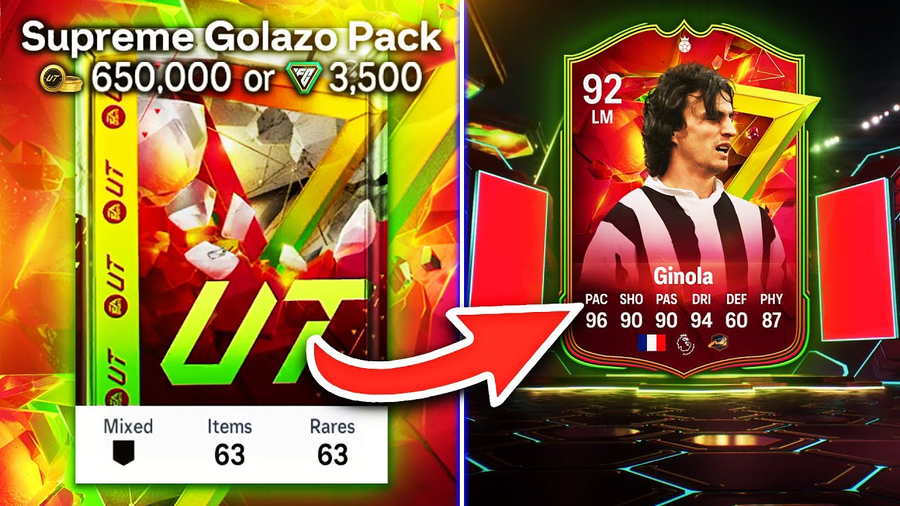 OPENING THE MASSIVE 650K SUPREME GOLAZO PACK (85+x60)
