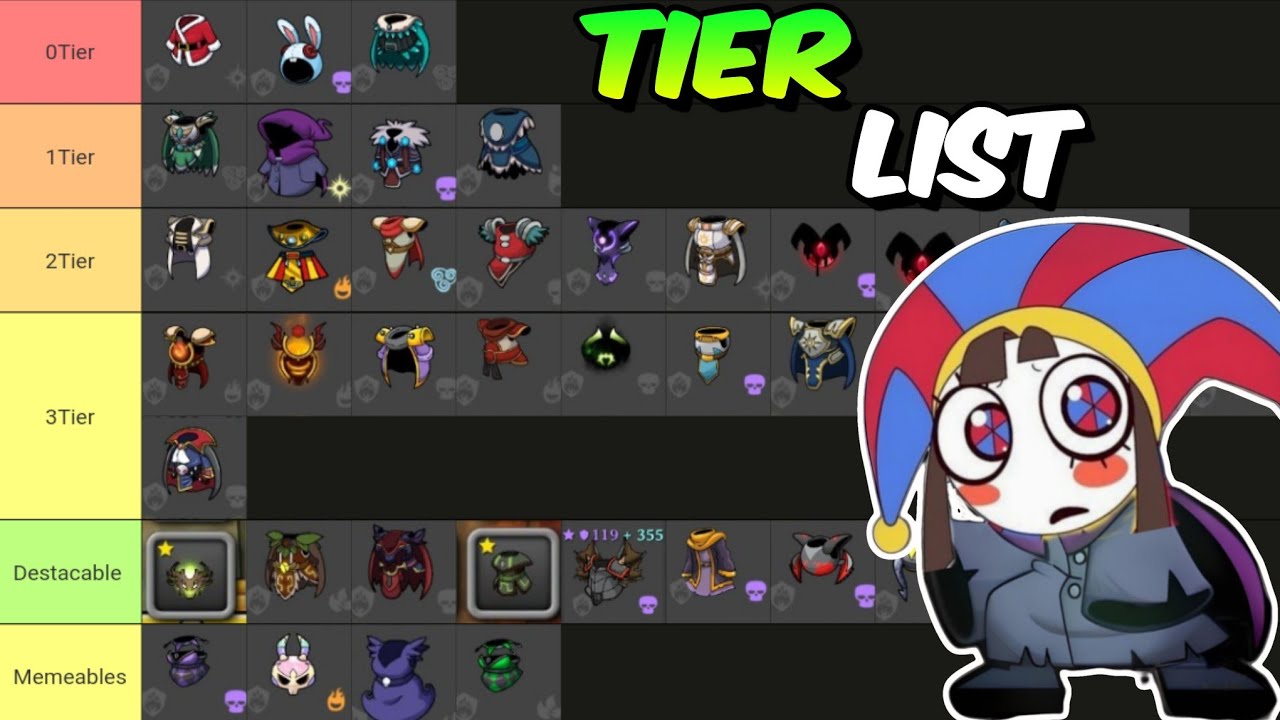 Tier List de las Mejores Armaduras en Magic Rampage