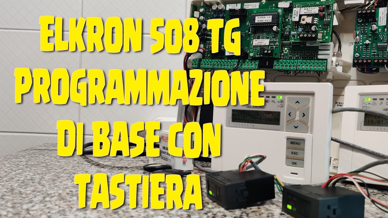 ELKRON 508 TG PROGRAMMAZIONE DI BASE VIDEO N.125
